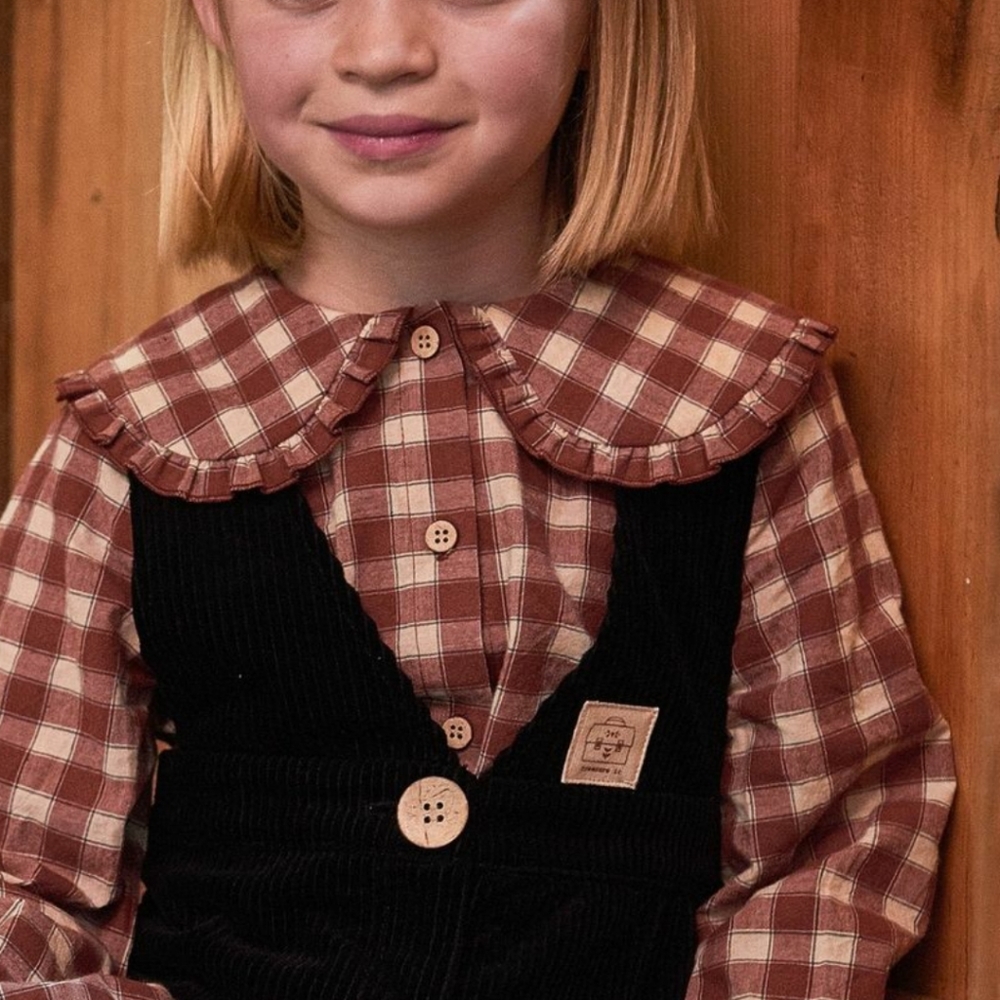 Pastel like burberry kids girls blouse size 10